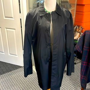 Banana Republic black trench coat waterproof